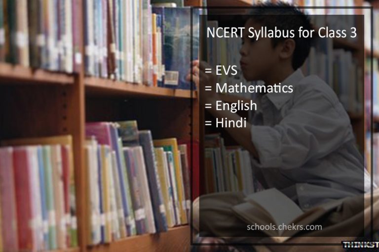 NCERT Syllabus For Class 3 Maths EVS English Hindi Download PDF