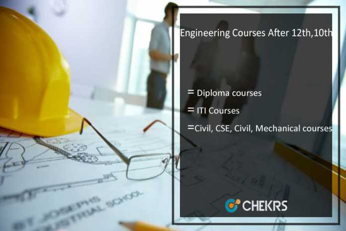 Engineering Courses After 10th & 12th Class, Top Engg Streams