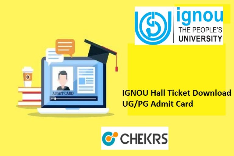 IGNOU Hall Ticket June 2024 Download TEE (UG/ PG) BDP Admit Card