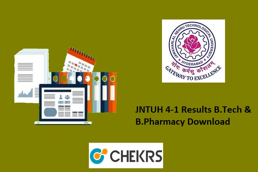 JNTUH 41 Results 2024 B.Tech/ B.Pharmacy (R18, R16, R15, R13, R09) 4th