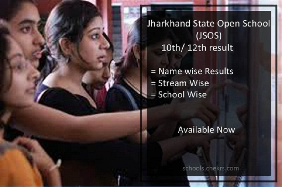 Jharkhand State Open School Result 2024 Www jsos ac in 10th 12th Mark