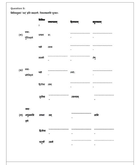 NCERT Solution Class 8 Sanskrit Chapter 10 : अशाेकवनिका