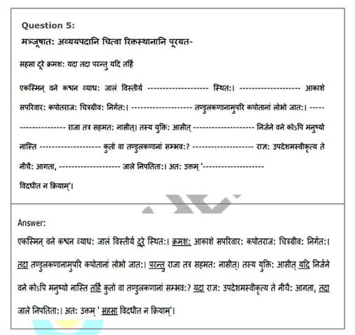 NCERT Solution Class 8 Sanskrit Chapter 2 : बिलस्य वाणी न कदापि में श्रुता