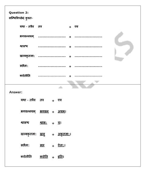 NCERT Solution Class 8 Sanskrit Chapter 3 : भगवदज्जुकम्र