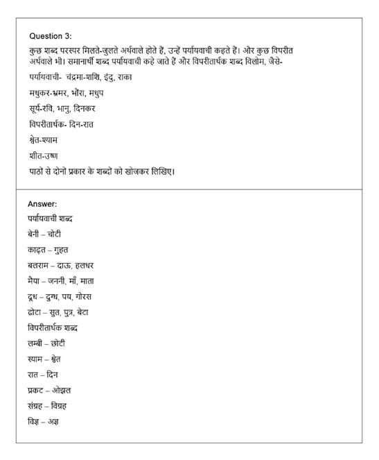 NCERT Solutions for Class 8 Hindi Chapter 15 : Surdas Ke Pad