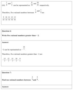 NCERT Solutions for Class 8 Maths Chapter 1 - Exercise 1.2 (Rational