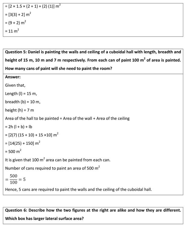 NCERT Solutions Class 8 Maths Chapter 11 Exercise 11.3 - Mensuration