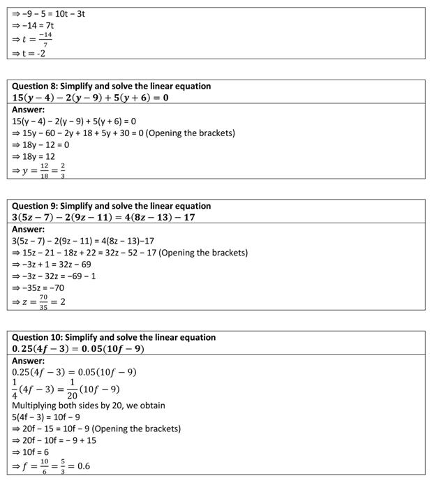 Course 3 Chapter 2 Equations In One Variable Answer Sheet - Tessshebaylo