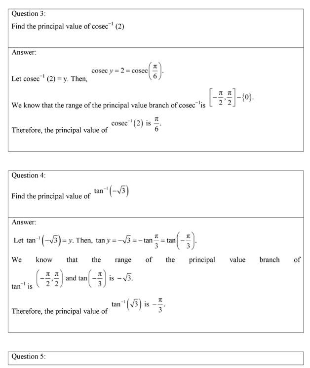 class 12 exercise 2.1 solutions