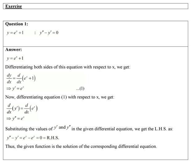 NCERT Solutions Class 12 Maths Chapter 9 (Ex 9.2) Differential Equations