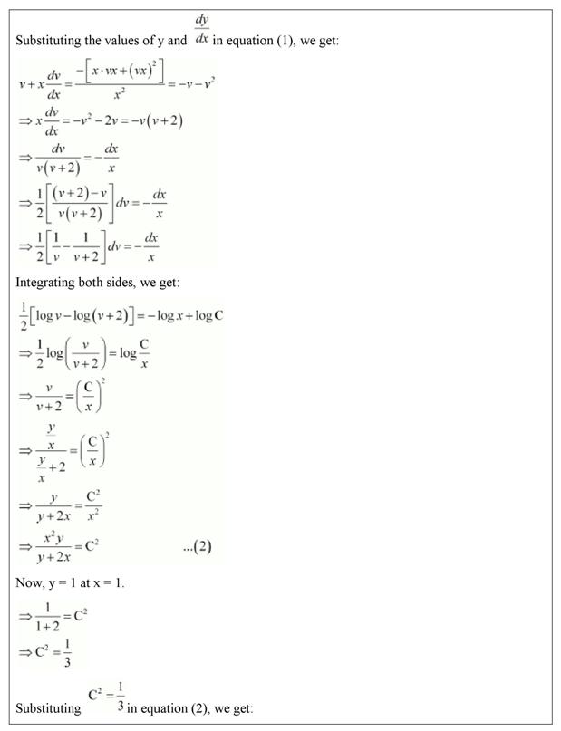 NCERT Solutions Class 12 Maths Chapter 9 (Ex 9.5) Differential Equations