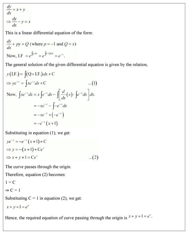 NCERT Solutions Class 12 Maths Chapter 9 (Ex 9.6) Differential Equations