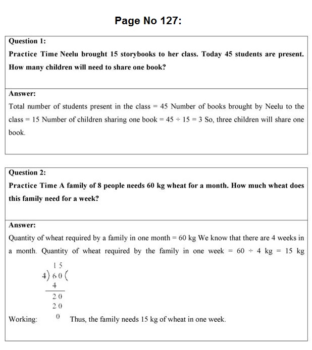 Free Download Ncert Solutions For Class 4 Maths Chapter 11 Tables And Shares Available Here