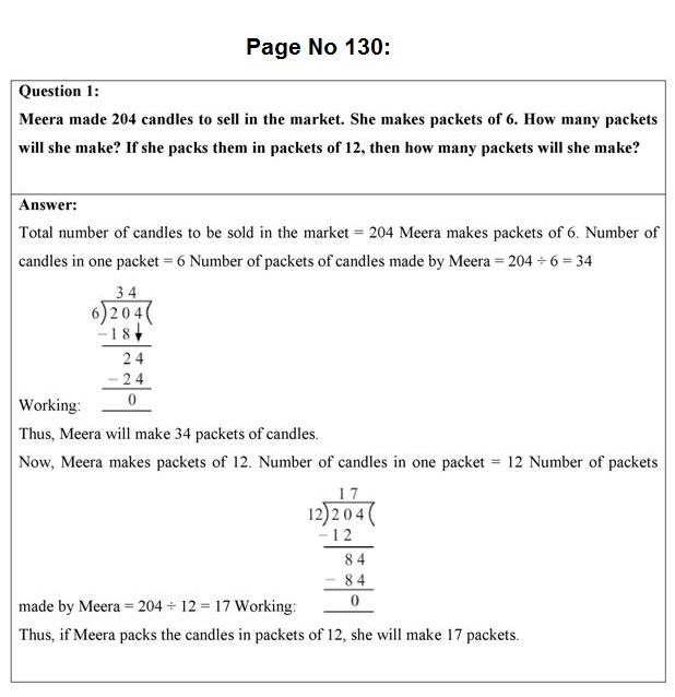 Free Download NCERT Solutions for Class 4 Maths Chapter 11 Tables and Shares (Available Here)