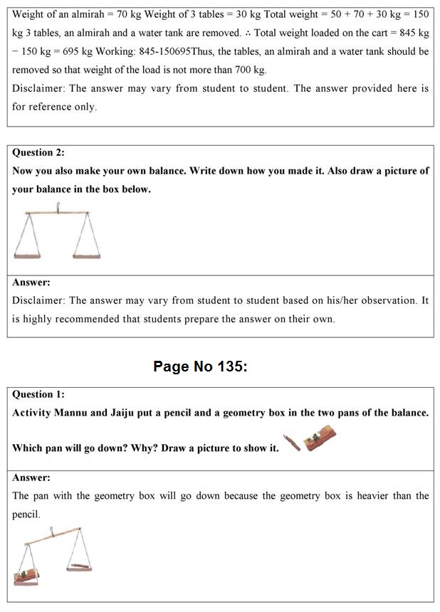 Free Download NCERT Solutions for Class 4 Maths Chapter 12 How Heavy
