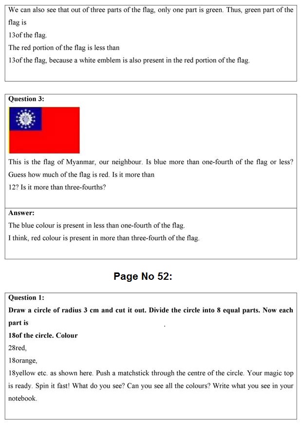 Download NCERT Solutions For Class 5 Maths Chapter 4 Parts And Wholes