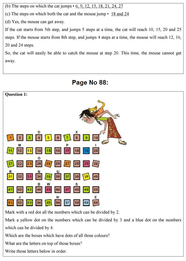 Download NCERT Solutions for Class 5 Maths Chapter 6 Be My Multiple