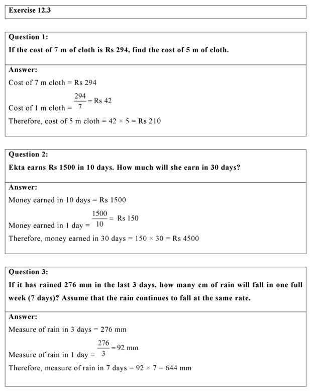 assignment of ratio and proportion class 6