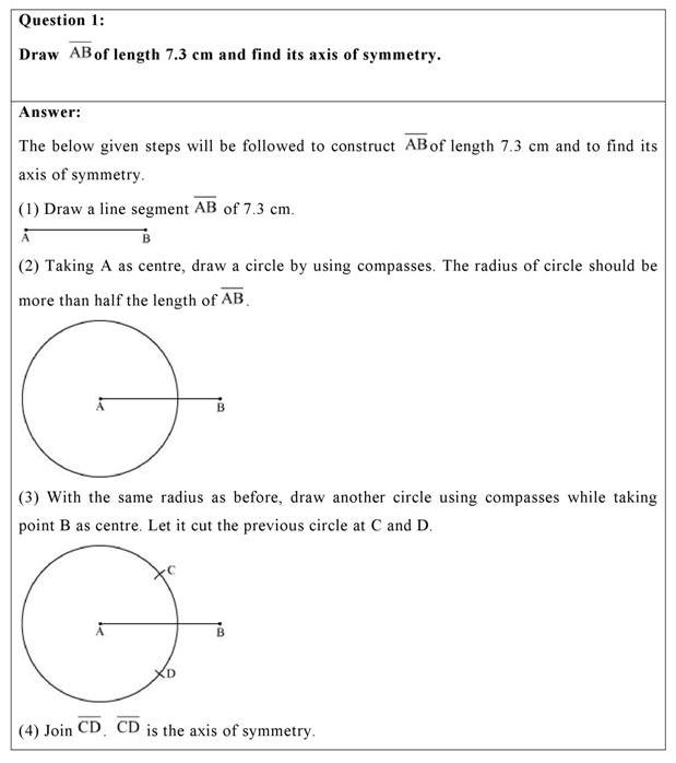 NCERT Solutions Class 6 Maths Chapter 14 - Practical Geometry Ex 14.5 ...