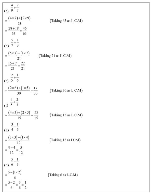 class 6 maths solution