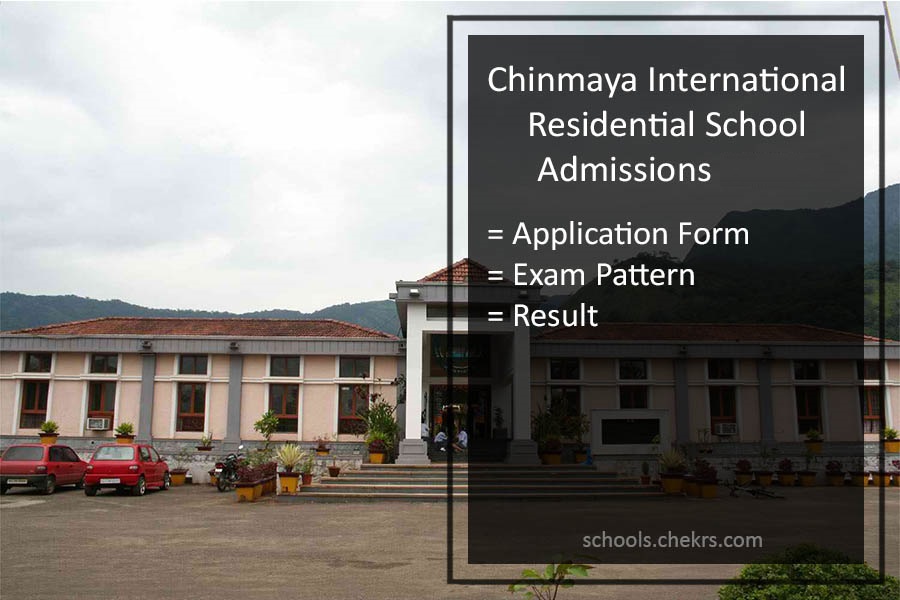Chinmaya Vidyalaya Admission 2025