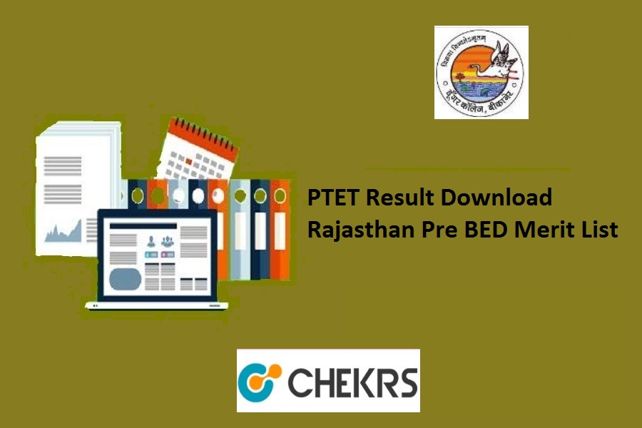 PTET Result 2024 Rajasthan Pre B.Ed Cut Off & Score Card