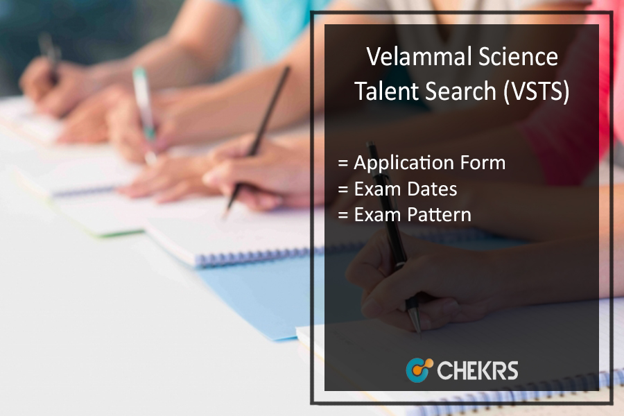 VSTS Exam 2024 2025 Velammal Science Talent Search Exam Application
