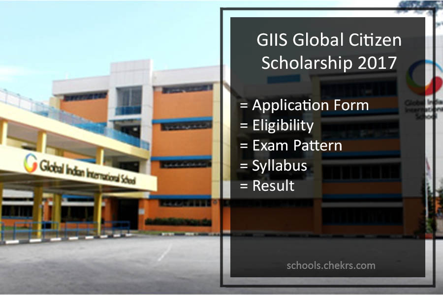 GIIS Singapore Global Citizen Scholarship 2025 Application Form