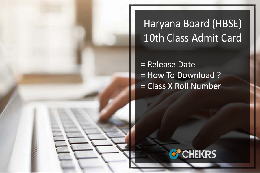HBSE 10th Admit Card 2024 Haryana Board 10th Class Roll Number,